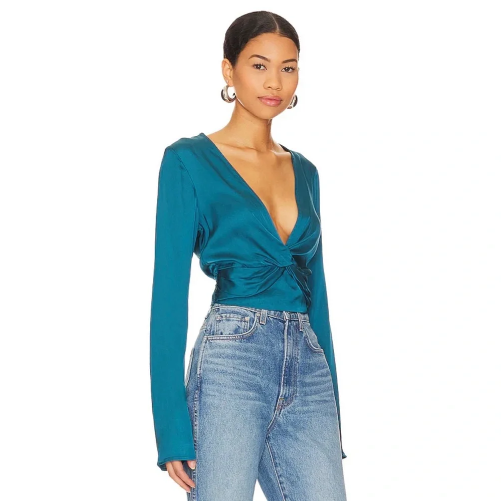 NEW Free People Miraya Top in Corsair - Picture 2 of 8